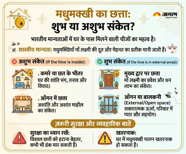 मधुमक्खी का छत्ता शुभ या अशुभ
